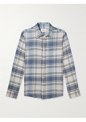 NN07 - Cohen 5972 Checked Cotton-Flannel Shirt - Men - Blue - S