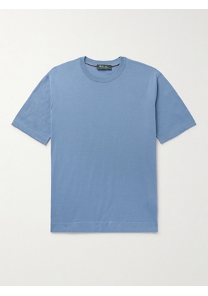 Loro Piana - Cotton-Jersey T-Shirt - Men - Blue - IT 46