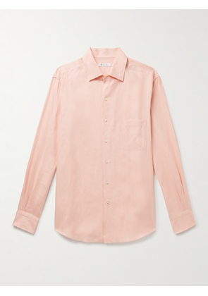 Loro Piana - André Arizona Linen Shirt - Men - Pink - XS