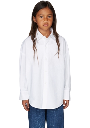STRATEAS CARLUCCI SSENSE Exclusive Kids White Mini Macro Shirt