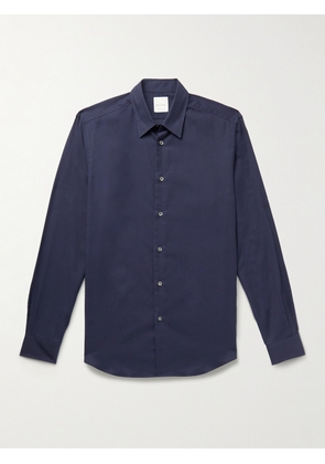 Paul Smith - Brushed Cotton-Twill Shirt - Men - Blue - S