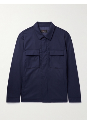 Kiton - Wool-Blend Overshirt - Men - Blue - IT 46