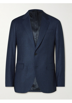 Paul Smith - Wool and Cashmere-Blend Flannel Blazer - Men - Blue - UK/US 36