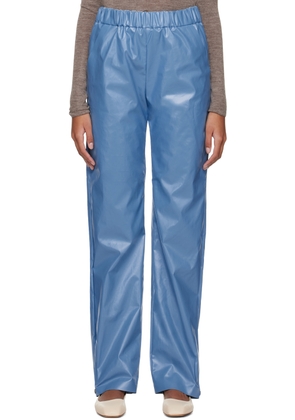 KASSL Editions Blue Oil Trousers