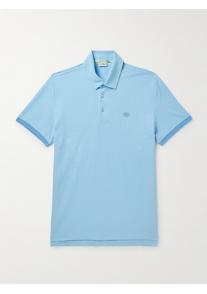 Etro - Logo-Embroidered Cotton-Piqué Polo Shirt - Men - Blue - S