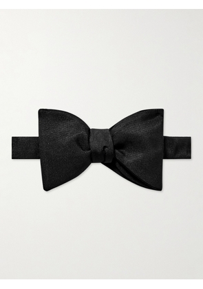 Favourbrook - Pre-Tied Silk-Grosgrain Bow Tie - Men - Black