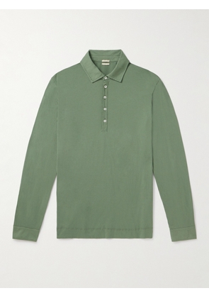 Massimo Alba - Ischia Cotton-Jersey Polo Shirt - Men - Green - S