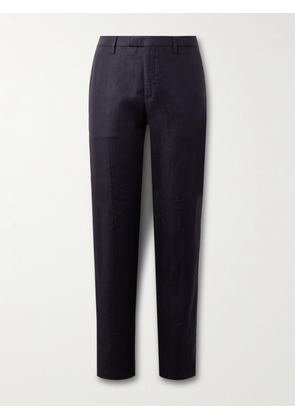 Boglioli - Straight-Leg Linen-Twill Suit Trousers - Men - Blue - IT 46