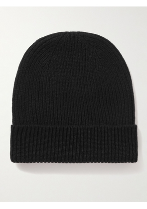 Anderson & Sheppard - Ribbed Cashmere Beanie - Men - Black