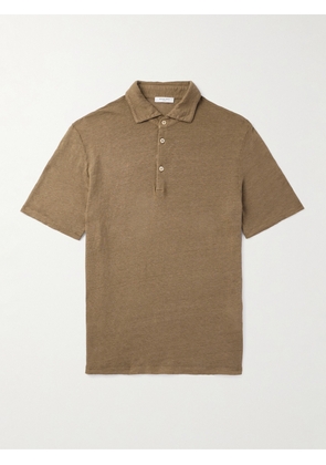 Boglioli - Linen-Jersey Polo Shirt - Men - Neutrals - S