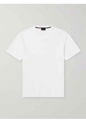 Brioni - Cotton-Jersey T-Shirt - Men - White - S