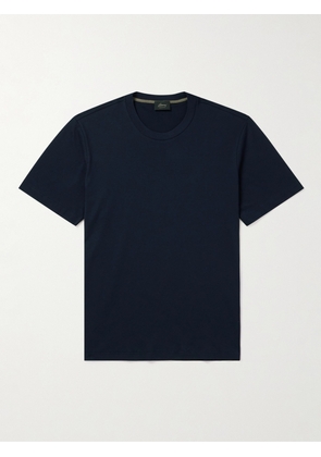 Brioni - Cotton-Jersey T-Shirt - Men - Blue - S