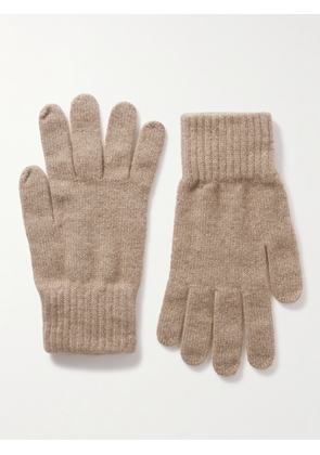 William Lockie - Cashmere Gloves - Men - Neutrals