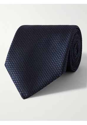 TOM FORD - 8cm Silk-Jacquard Tie - Men - Blue