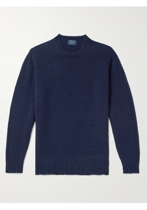 William Lockie - Shetland Wool Sweater - Men - Blue - S
