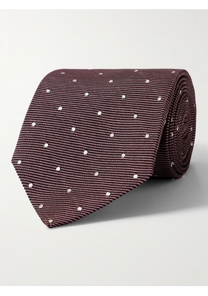 TOM FORD - 8cm Polka-Dot Silk-Jacquard Tie - Men - Pink