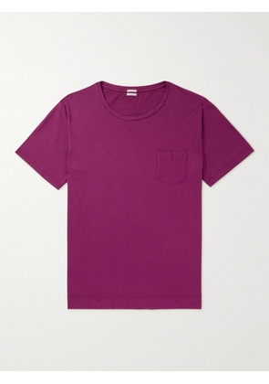 Massimo Alba - Panarea Cotton-Jersey T-Shirt - Men - Purple - S