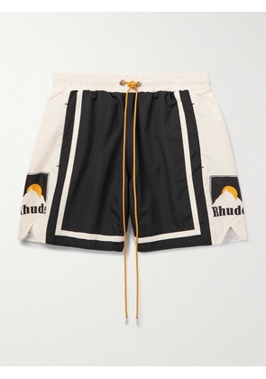 Rhude - Moonlight Straight-Leg Mid-Length Printed Swim Shorts - Men - Black - XS