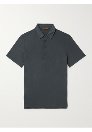Barena - Scalmana Cotton-Jersey Polo Shirt - Men - Gray - S