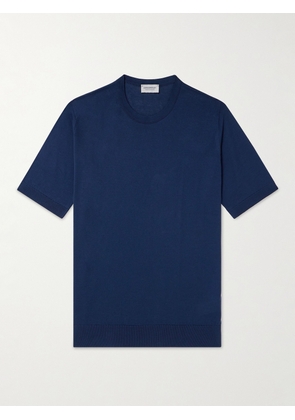 John Smedley - Kempton Slim-Fit Sea Island Cotton T-Shirt - Men - Blue - S
