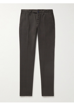 Incotex - Venezia 1951 Slim-Fit Straight-Leg Cotton-Blend Twill Trousers - Men - Gray - IT 44