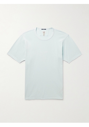 C.P. Company - Resist-Dyed Logo-Print Cotton-Jersey T-Shirt - Men - Blue - S