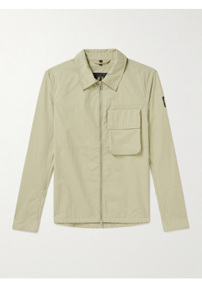Belstaff - Runner Logo-Appliquéd Cotton-Blend Gabardine Overshirt - Men - Green - S