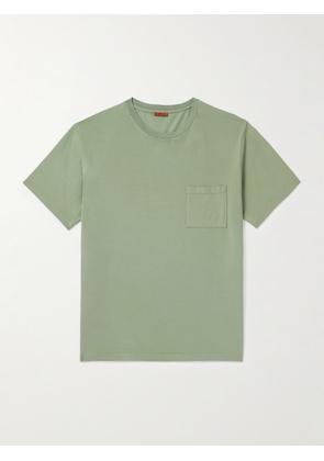 Barena - Giro Cotton-Jersey T-Shirt - Men - Green - XS