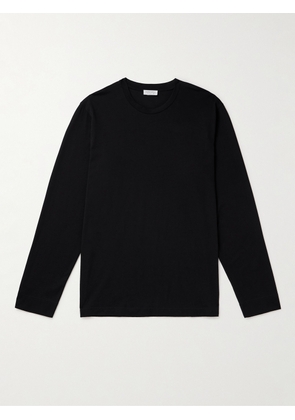 Sunspel - Supima Cotton-Jersey T-Shirt - Men - Black - S