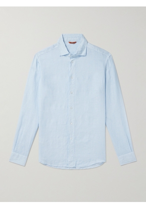 Barena - Surian Linen Shirt - Men - Blue - IT 44