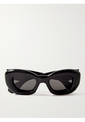 LOEWE - Inflated Square-Frame Acetate Sunglasses - Men - Black
