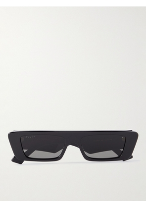 Gucci Eyewear - Square-Frame Recycled-Acetate Sunglasses - Men - Black