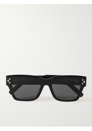 Dior Eyewear - CD Diamond S2I D-Frame Acetate and Silver-Tone Sunglasses - Men - Black