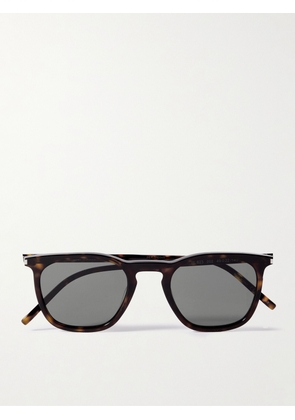 SAINT LAURENT - D-Frame Tortoiseshell Recycled-Acetate Sunglasses - Men - Tortoiseshell