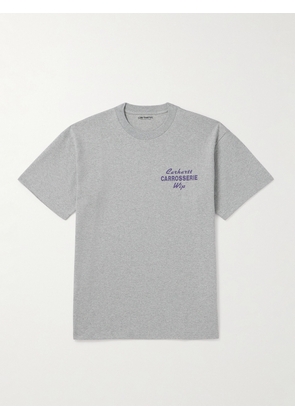 Carhartt WIP - Mechanics Printed Cotton-Jersey T-Shirt - Men - Gray - XS