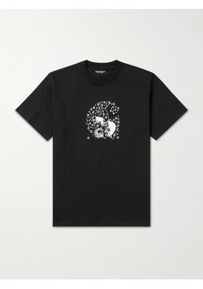 Carhartt WIP - Hocus Pocus Printed Cotton-Jersey T-Shirt - Men - Black - XS