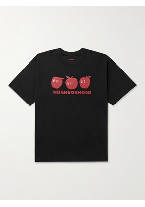 Neighborhood - Logo-Print Cotton-Jersey T-Shirt - Men - Black - S