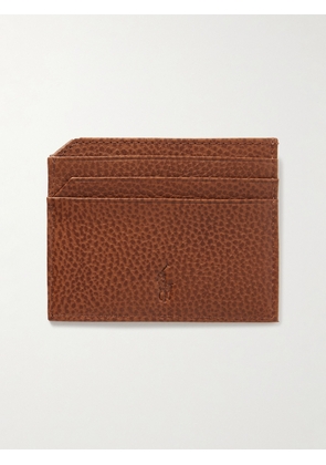 Polo Ralph Lauren - Pebble-Grain Leather Cardholder - Men - Brown