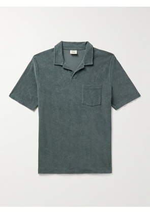 Hartford - Cotton-Terry Polo Shirt - Men - Gray - S