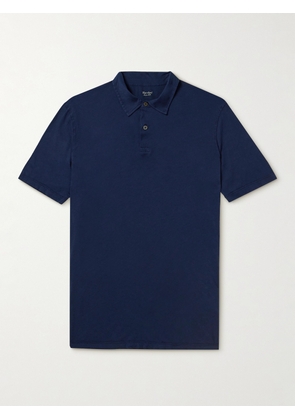 Hartford - Cotton-Jersey Polo Shirt - Men - Blue - S