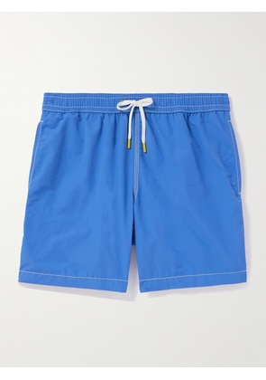 Hartford - Straight-Leg Mid-Length Swim Shorts - Men - Blue - S
