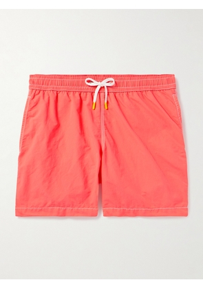 Hartford - Straight-Leg Mid-Length Swim Shorts - Men - Orange - S
