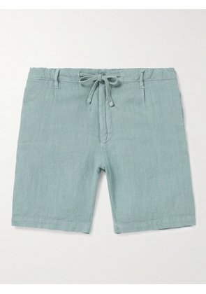 Hartford - Tank Slim-Fit Straight-Leg Linen Drawstring Shorts - Men - Green - IT 46