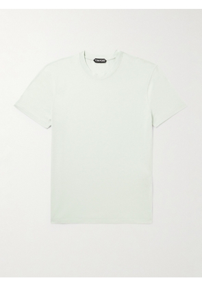 TOM FORD - Slim-Fit Lyocell and Cotton-Blend Jersey T-Shirt - Men - Green - IT 44