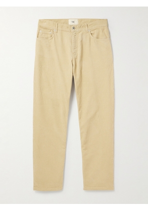 Folk - Straight-Leg Cotton-Corduroy Trousers - Men - Neutrals - 1