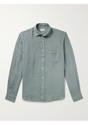 Hartford - Paul Pat Linen Shirt - Men - Gray - S