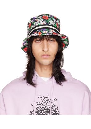 Anna Sui SSENSE Exclusive Multicolor Daisies Bucket Hat