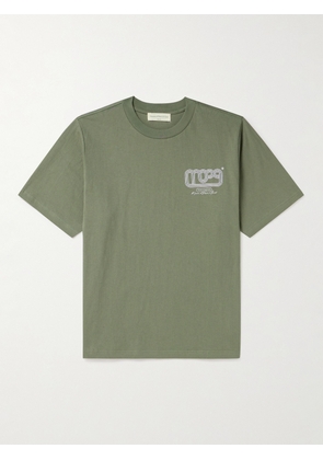 Museum Of Peace & Quiet - Logo-Print Cotton-Jersey T-Shirt - Men - Green - S