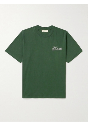 Museum Of Peace & Quiet - Art of Balance Logo-Print Cotton-Jersey T-Shirt - Men - Green - S