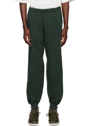 nanamica Green Cotton Lounge Pants